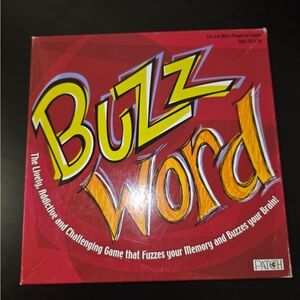 Buzz Word Board Game by - Red and Yellow